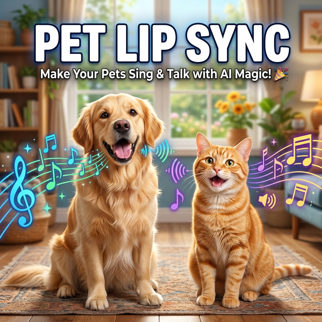 Pet Lip Sync — Make your pets talk and sing